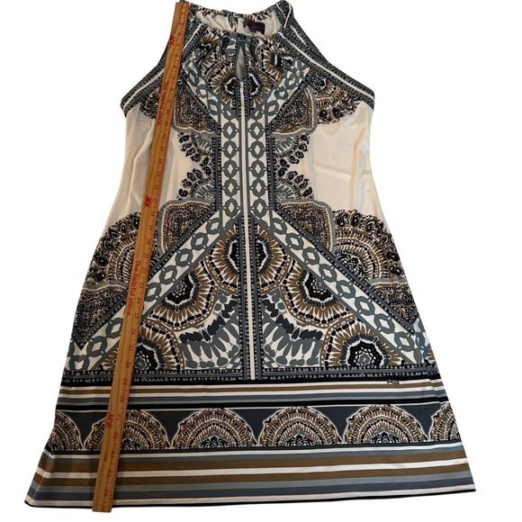 Hale Bob Women's Halter Neck Tie Jersey Knit Dress Adjustable Neck Sz Large EUC - Picture 10 of 15